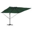 Parasol plażowy Ze LED Lights Zielony 286 x 284 x 270 cm