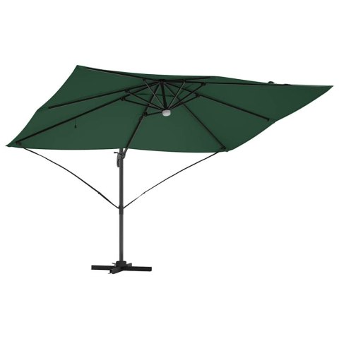 Parasol plażowy Ze LED Lights Zielony 351 x 250 x 253 cm
