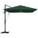 Parasol plażowy Ze LED Lights Zielony 351 x 250 x 253 cm