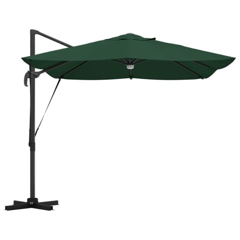 Parasol plażowy Ze LED Lights Zielony 351 x 250 x 253 cm