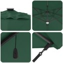 Parasol plażowy Ze LED Lights Zielony 351 x 250 x 253 cm