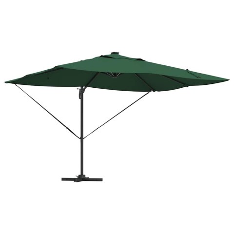 Parasol plażowy Ze LED Lights Zielony 352 x 251 x 265 cm