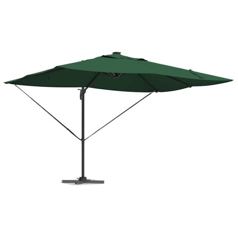 Parasol plażowy Ze LED Lights Zielony 352 x 251 x 265 cm