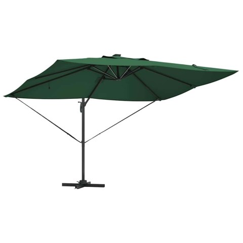 Parasol plażowy Ze LED Lights Zielony 352 x 251 x 265 cm