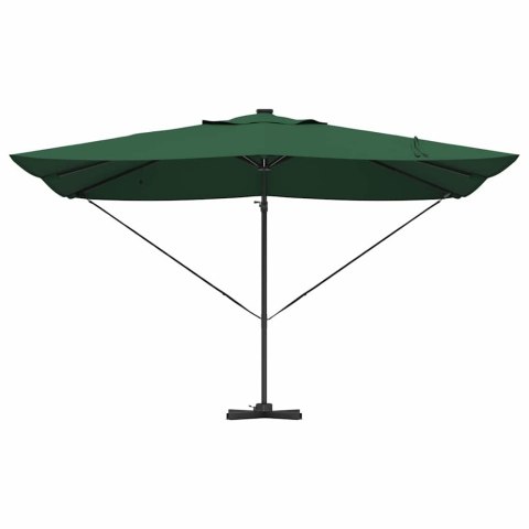 Parasol plażowy Ze LED Lights Zielony 352 x 251 x 265 cm