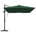 Parasol plażowy Ze LED Lights Zielony 352 x 251 x 265 cm