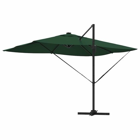 Parasol plażowy Ze LED Lights Zielony 352 x 251 x 265 cm