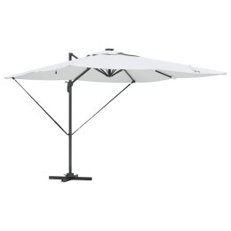 Parasol plażowy Ze LED Lights piaskowy 286 x 284 x 270 cm