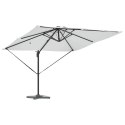 Parasol plażowy Ze LED Lights piaskowy 286 x 284 x 270 cm