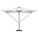 Parasol plażowy Ze LED Lights piaskowy 286 x 284 x 270 cm