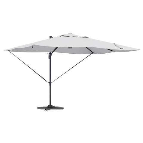Parasol plażowy Ze LED Lights piaskowy 351 x 250 x 253 cm