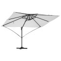 Parasol plażowy Ze LED Lights piaskowy 351 x 250 x 253 cm