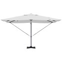 Parasol plażowy Ze LED Lights piaskowy 351 x 250 x 253 cm