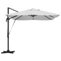 Parasol plażowy Ze LED Lights piaskowy 351 x 250 x 253 cm