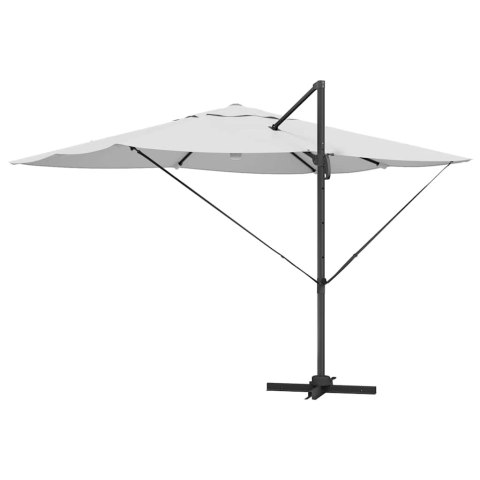 Parasol plażowy Ze LED Lights piaskowy 351 x 250 x 253 cm