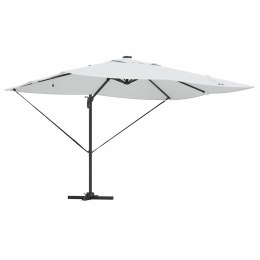 Parasol plażowy Ze LED Lights piaskowy 352 x 251 x 265 cm