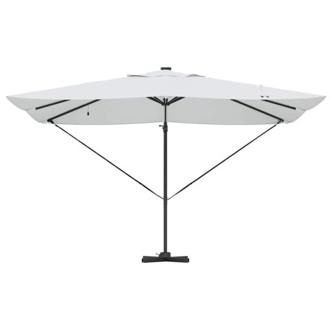 Parasol plażowy Ze LED Lights piaskowy 352 x 251 x 265 cm