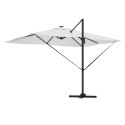 Parasol plażowy Ze LED Lights piaskowy 352 x 251 x 265 cm