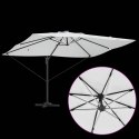 Parasol plażowy Ze LED Lights piaskowy 352 x 251 x 265 cm
