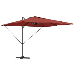 Parasol plażowy Ze LED Lights terakota 286 x 284 x 270 cm