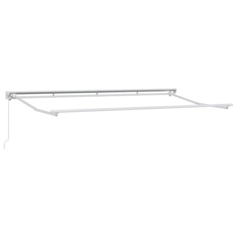 Rama markizy Biały 4 x 2 m Stal malowana proszkowo