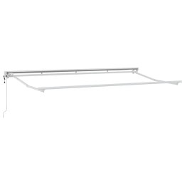 Rama markizy Biały 4 x 2 m Stal malowana proszkowo