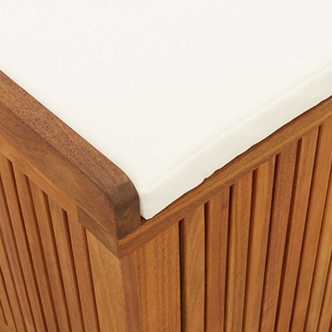 Skrzynka na poduszki ogrodowe lite drewno akacjowe