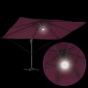 Parasol plażowy Bordeaux Czerwony 351 x 250 x 253 cm
