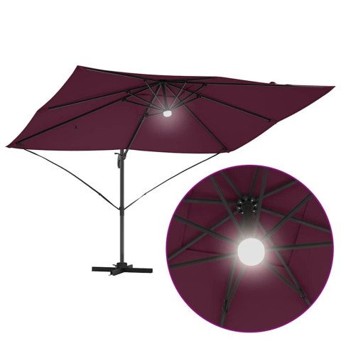 Parasol plażowy Bordeaux Czerwony 351 x 250 x 253 cm