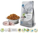 FARMINA N&D WHITE DOG SEA BASS, Spirulina and Fennel Adult Mini - sucha karma dla psów ras białych - 2 kg (WYPRZEDAŻ)