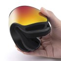 Gogle narciarskie dziecięce nieparujące UV400 M/L - czarne