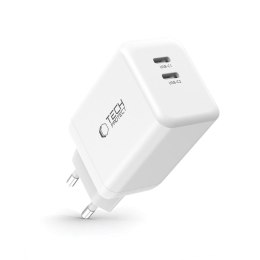 Ładowarka sieciowa NC45W-GAN 2x USB-C 45W - biała