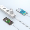 Ładowarka sieciowa NC45W-GAN 2x USB-C 45W z kablem USB-C - biała