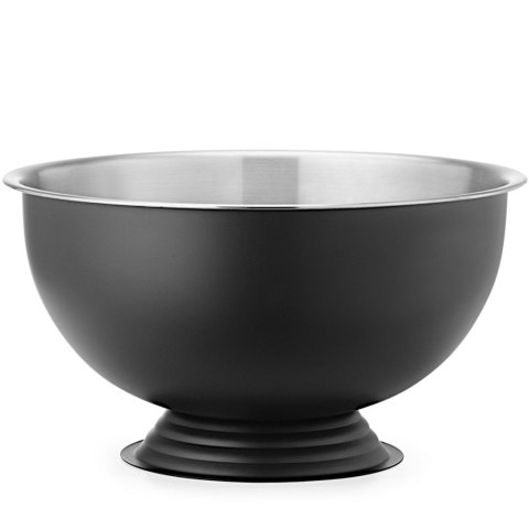 Misa do szampana ponczu stalowa 13 l śr. 393x214 mm - czarna