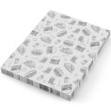 Papier pergaminowy do przekąsek frytek 20x25 cm wzór fast food - 500 szt.