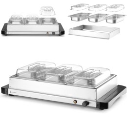 Podgrzewacz elektryczny płyta grzewcza do potraw 3x GN 1/3 400 W