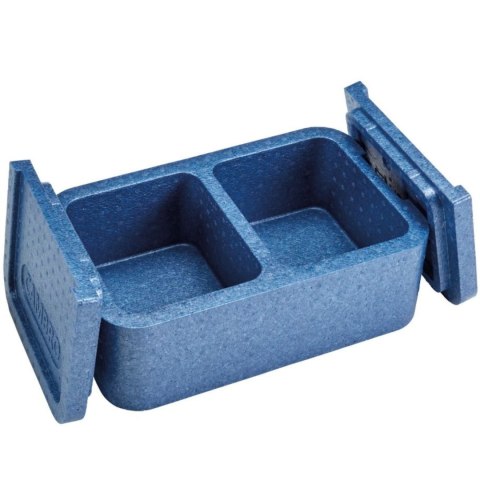 Pojemnik termoizolacyjny 2-komorowy Cam GoBox 437x276x175 mm - niebieski