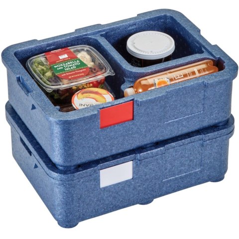 Pojemnik termoizolacyjny 4-komorowy Cam GoBox 480x350x167 mm - niebieski