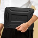 Pokrowiec etui usztywniane wodoodporne na laptopa 13-14'' - czarny