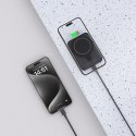 Powerbank magnetyczny 5000mAh LifeMag PB10 MagSafe 15W USB-C z kablem USB-C - czarny
