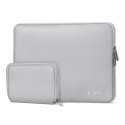 Torba pokrowiec Neoslim na laptopa tablet 13-14'' + etui na akcesoria - szary