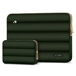 Torba pokrowiec Puffy na laptop 15-16'' + etui na akcesoria - oliwkowy