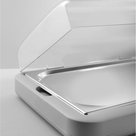 Witrynka ekspozycyjna z wkładem chłodzącym UNIQ GN 1/1 - biała