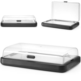 Witrynka ekspozycyjna z wkładem chłodzącym UNIQ GN 1/1 - czarna