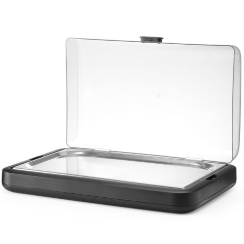 Witrynka ekspozycyjna z wkładem chłodzącym UNIQ GN 1/1 - czarna