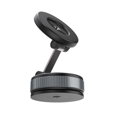 Uchwyt samochodowy magnetyczny na deskę rozdzielczą szybę - czarny