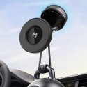 Uchwyt samochodowy magnetyczny na deskę rozdzielczą szybę - czarny