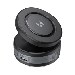 Uchwyt samochodowy z ładowarką Qi kompatybilny z MagSafe 15W - czarny