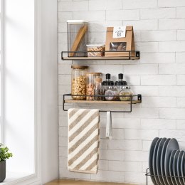 Zestaw 2 półek - sonoma - LWS441B11