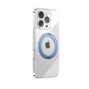 Etui pokrowiec z ringiem-podstawką 360 do iPhone 16 Pro Max MagSafe - niebieskie